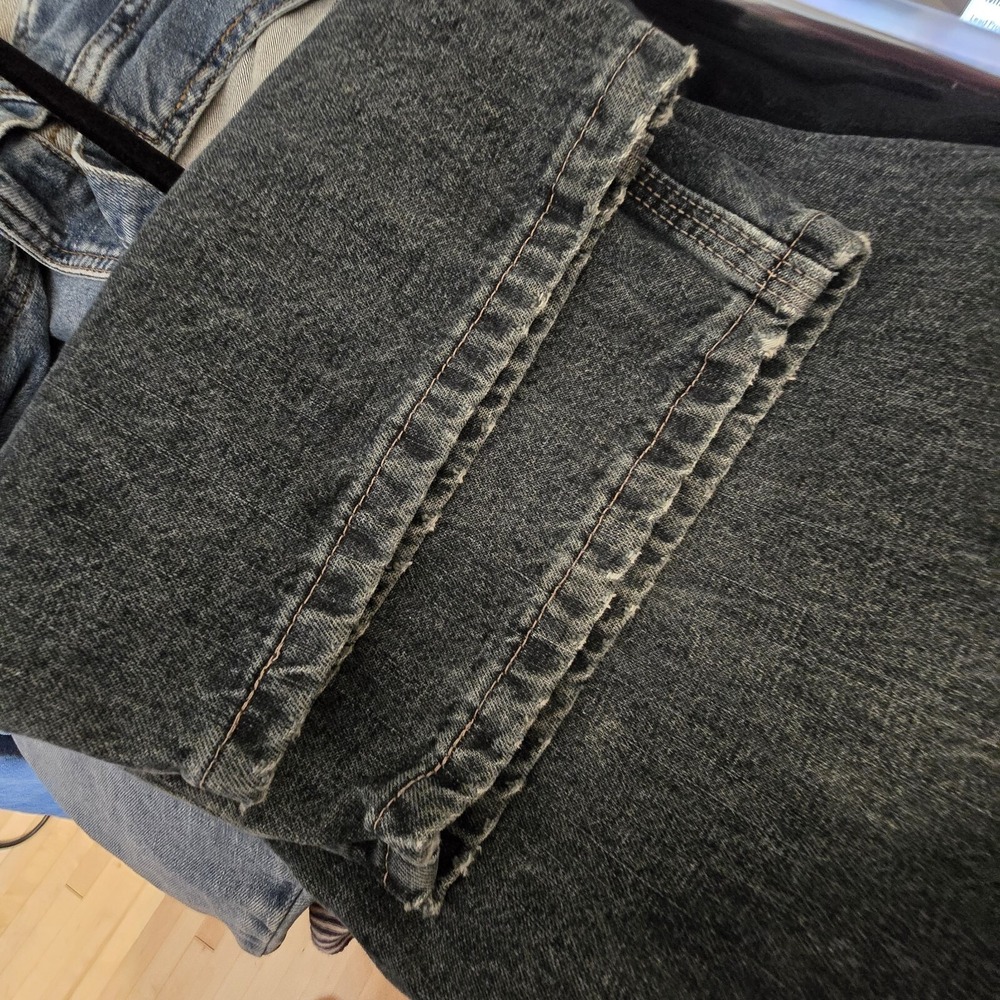 Vtg Wrangler Jeans Mens 34x34 Baggy Carpenter Straight Cotton Streetwear Skater - Picture 16 of 16
